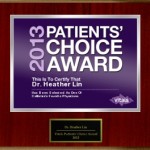 Vital's Patients' Choice Award 2013 Wall